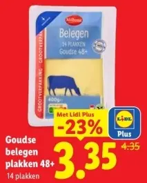 Aanbieding: Goudse belegen plakken 48+