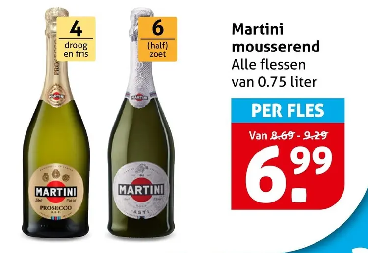 Aanbieding: Martini mousserend