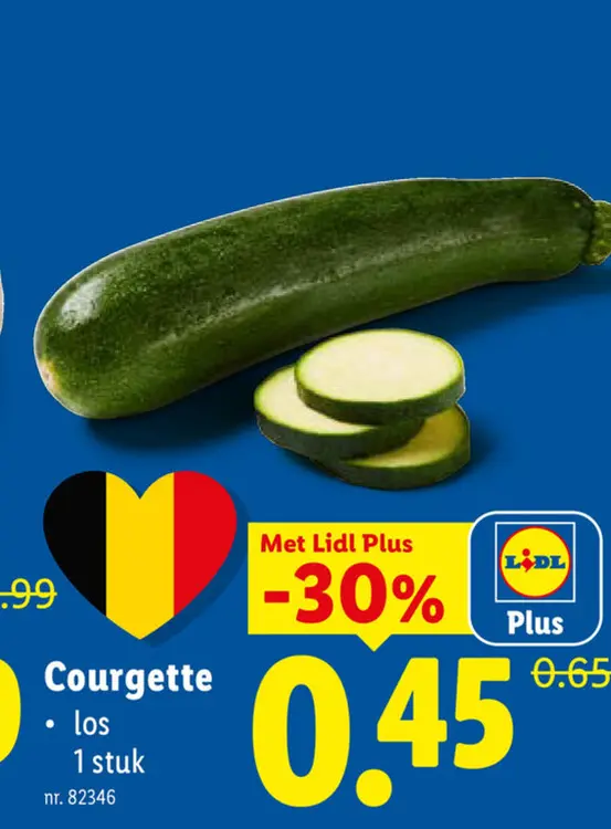 Promotie: Courgette
