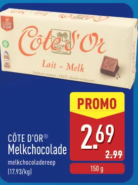 Promotie: Melkchocolade