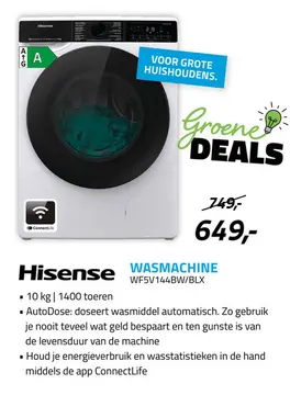 Aanbieding: Hisense WASMACHINE