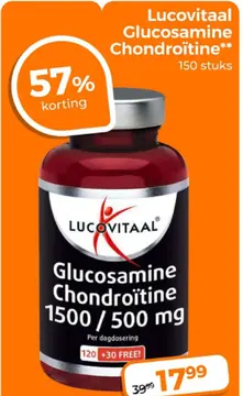 Aanbieding: Lucovitaal Glucosamine Chondroitine