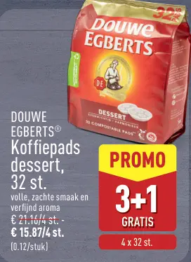 Promotie: Koffiepads dessert
