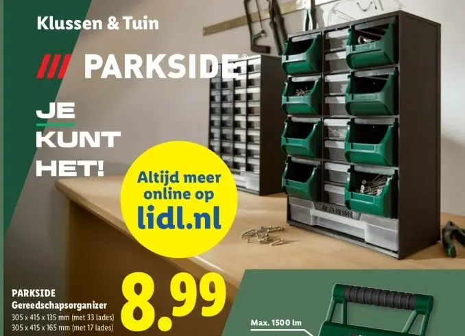Aanbieding: Gereedschapsorganizer