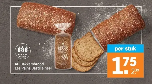 Aanbieding: Bakkersbrood Les Pains Bastille heel