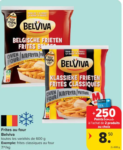 Offre: Frites au four