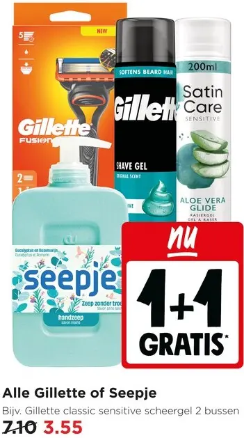 Aanbieding: Gillette of Seepje