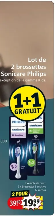 Offre: Brossettes Sonicare