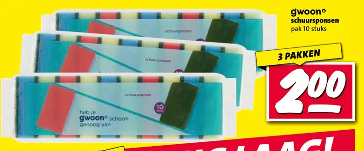 Aanbieding: schuursponsen