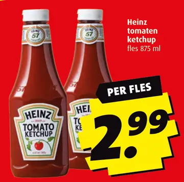 Aanbieding: Heinz tomaten ketchup
