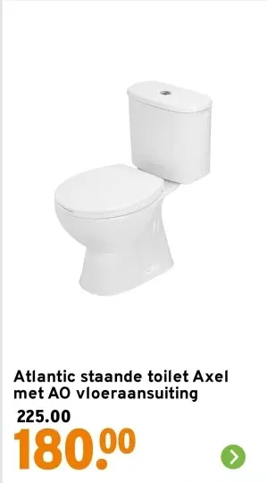 Aanbieding: Atlantic staande toilet Axel