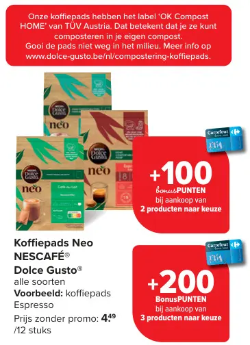 Aanbieding: Koffiepads Neo