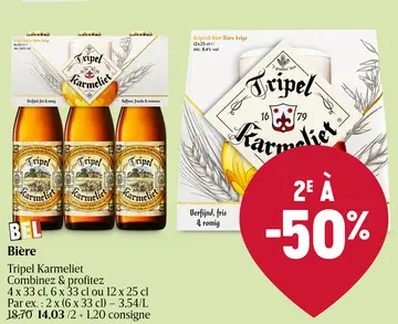 Offre: Tripel Karmeliet