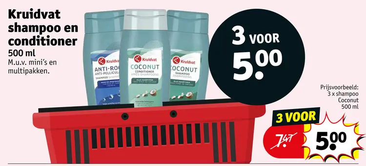 Promotie: Shampoo en conditioner