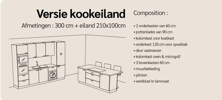 Promotie: Versie kookeiland