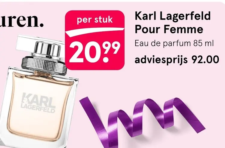 Aanbieding: Karl Lagerfeld Pour Femme
