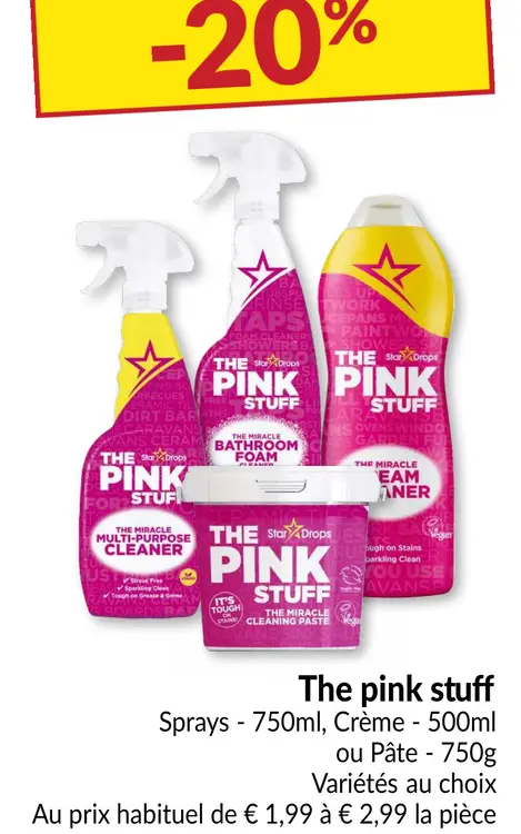 Offre: The pink stuff