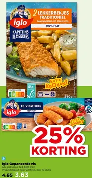 Aanbieding: Iglo Gepaneerde vis