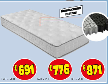 Aanbieding: Koudschuim matras