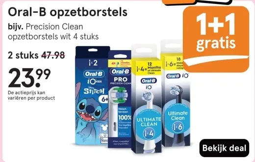 Aanbieding: Oral-B opzetborstels