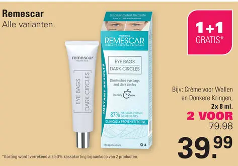 Aanbieding: Crème voor Wallen en Donkere Kringen