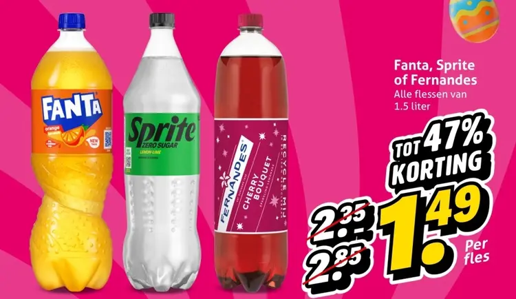 Aanbieding: Fanta, Sprite or Fernandes