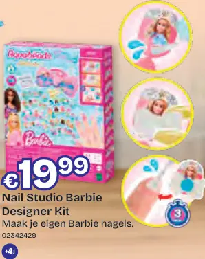 Aanbieding: Nail Studio Barbie Designer Kit