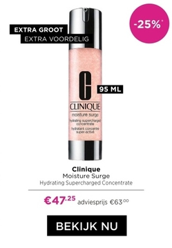 Aanbieding: Clinique Moisture Surge Hydrating Supercharged Concentrate