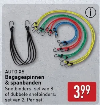 Aanbieding: AUTO XS Bagagespinnen & spanbanden