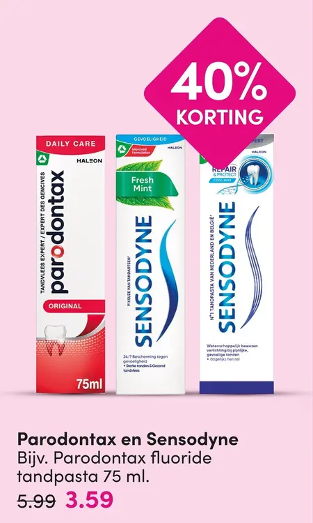 Aanbieding: Tandpasta