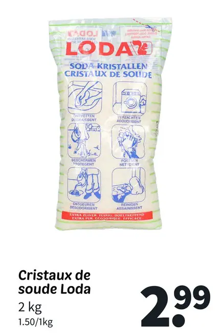 Offre: Cristaux de soude