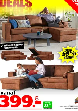 Aanbieding: Hoeksalon VIN - bank