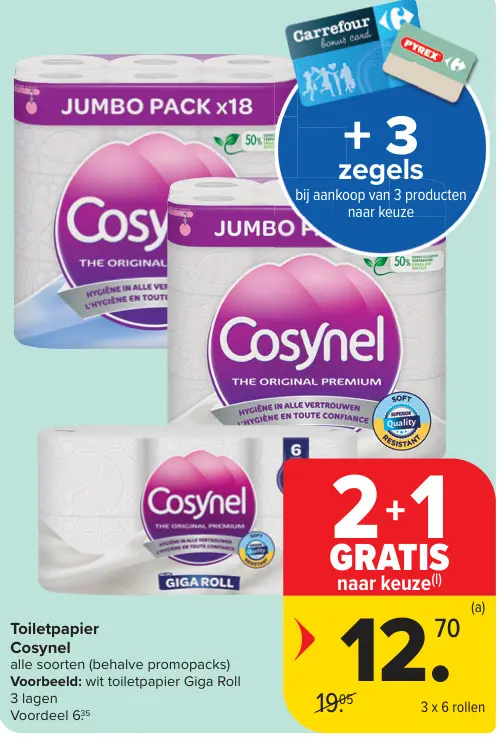 Promotie: Toiletpapier