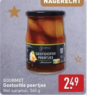Aanbieding: Gestoofde peertjes