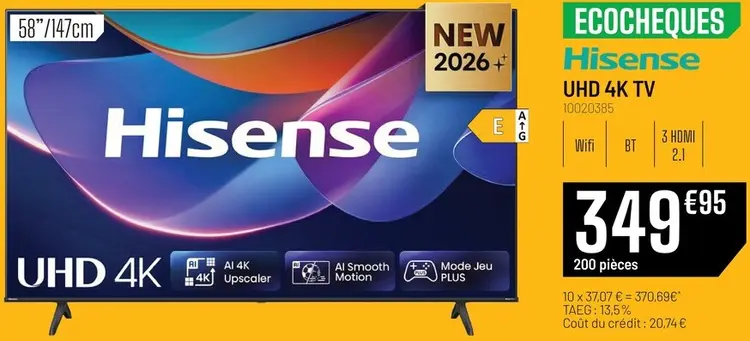 Offre: UHD 4K TV