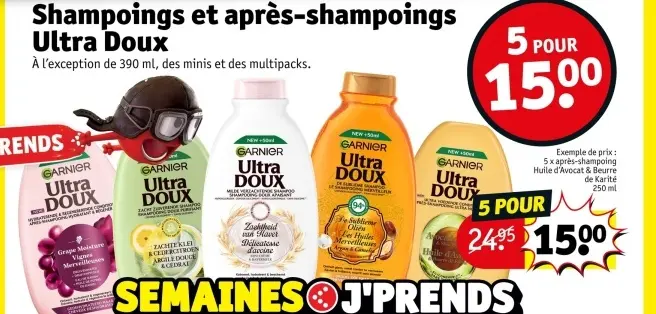 Offre: Shampoings et après-shampoings Ultra Doux