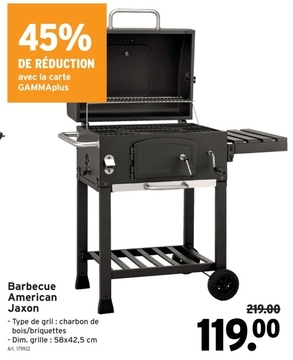Offre: Barbecue American Jaxon