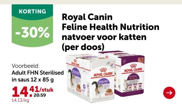 Promotie: Feline Health Nutrition natvoer voor katten