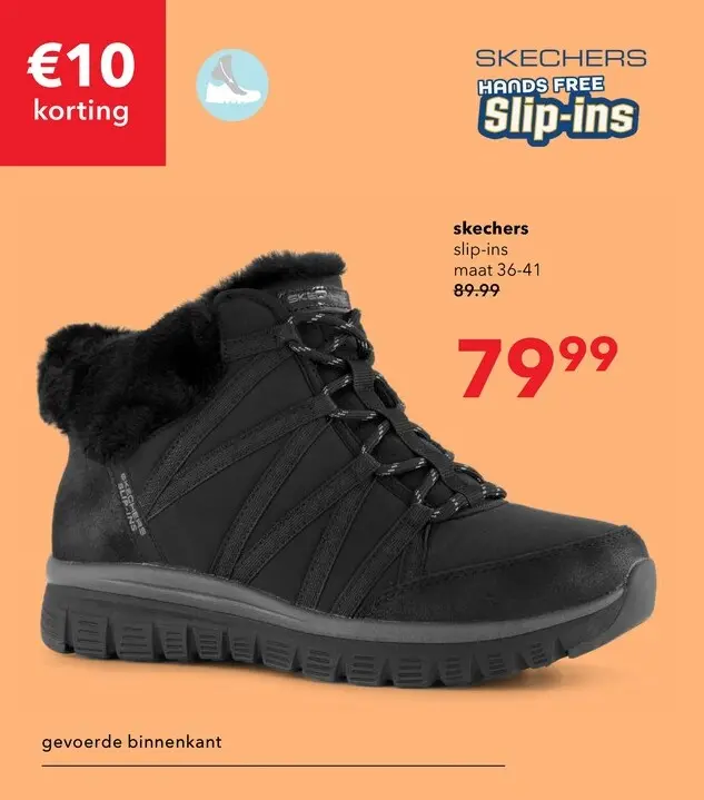 Aanbieding: Skechers Slip-ins Graceful dames boots zwart