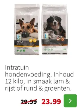 Aanbieding: Intratuin hondenvoeding