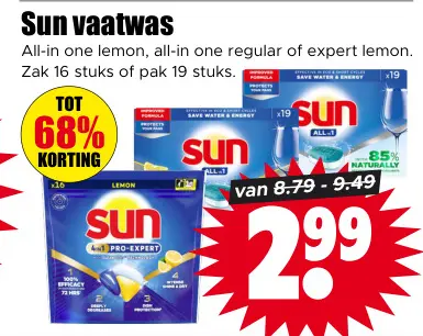 Aanbieding: Sun vaatwas
