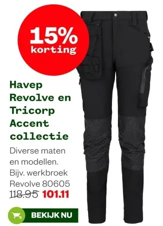 Aanbieding: Havep Revolve werkbroek Revolve 80605