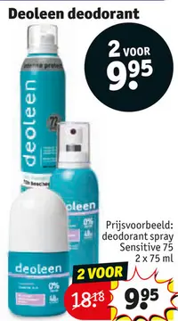 Aanbieding: Deoleen deodorant