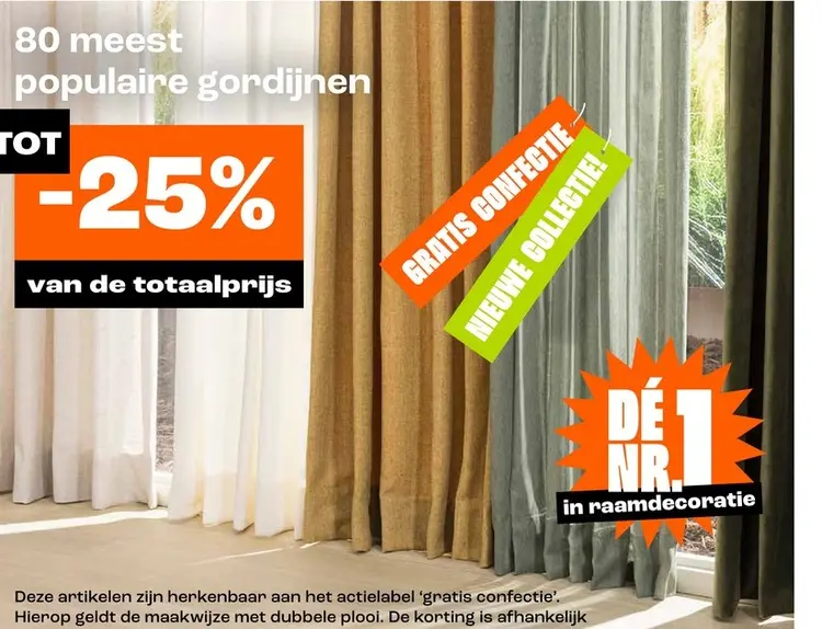 Promotie: gordijnen