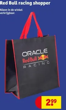 Aanbieding: Red Bull racing shopper
