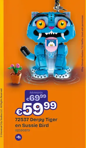 Promotie: Derpy Tiger en Sussie Bird
