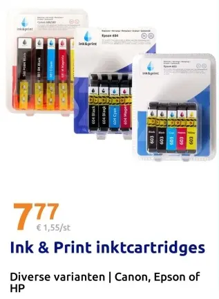 Aanbieding: Ink & Print inktcartridges
