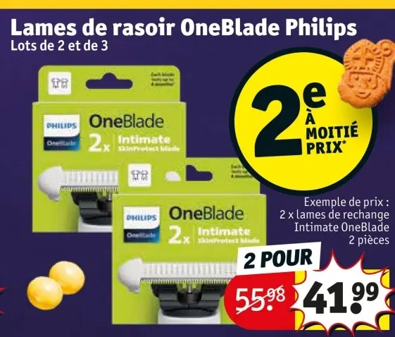 Offre: Lames de rasoir OneBlade