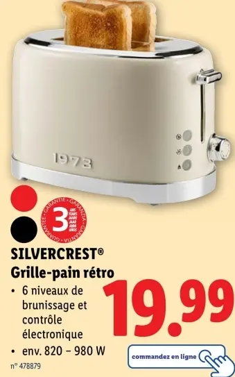 Offre: Grille-pain rétro