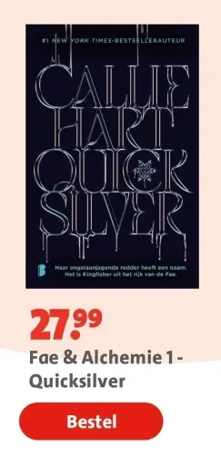Aanbieding: Boek - Fae & Alchemie 1- Quicksilver